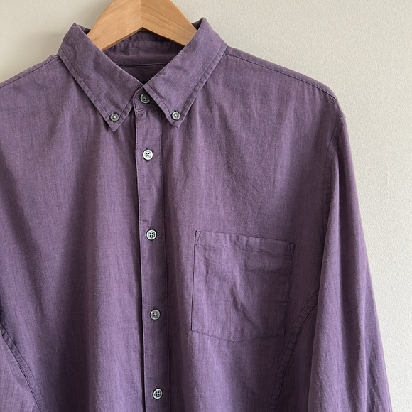 John Varvatos Button Down Cotton Dress Shirt - Picture 2 of 5